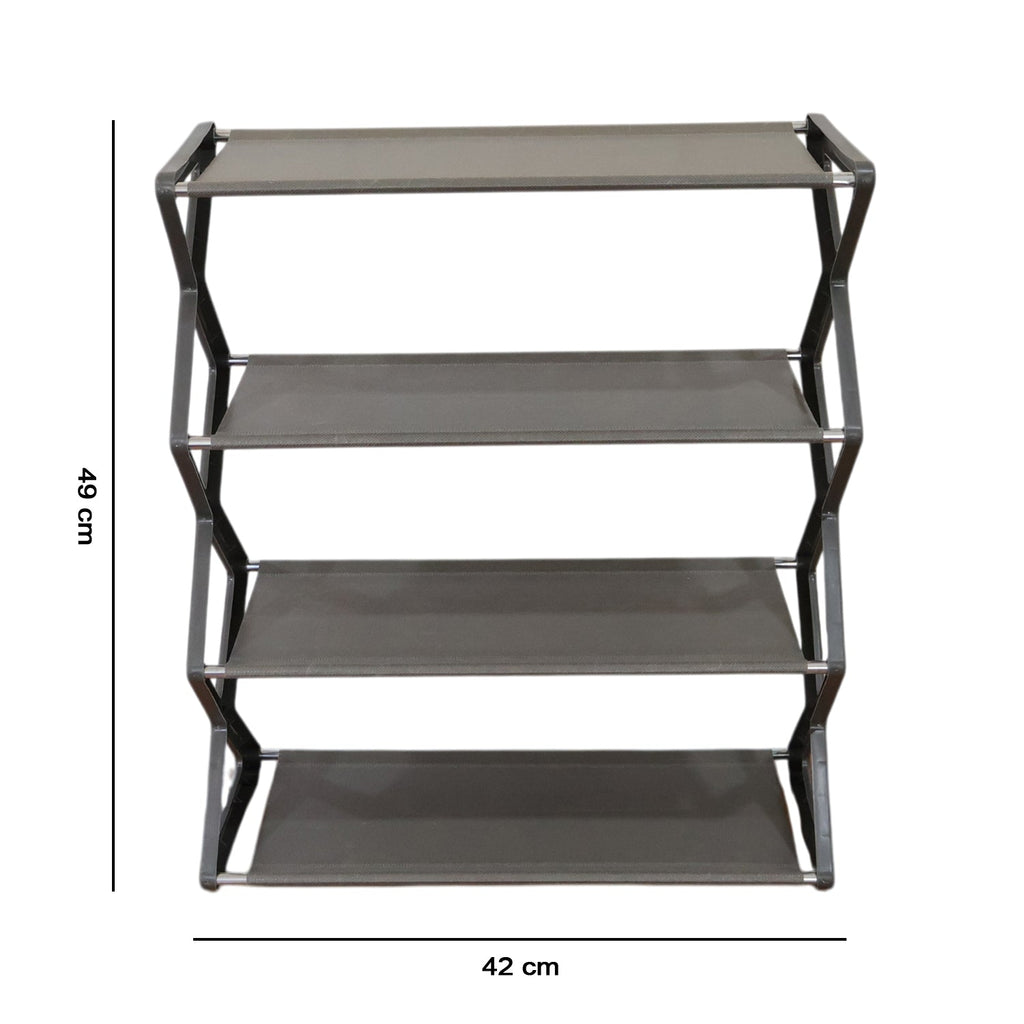 Easy-to-clean durable shoe rack for boots and sneakers