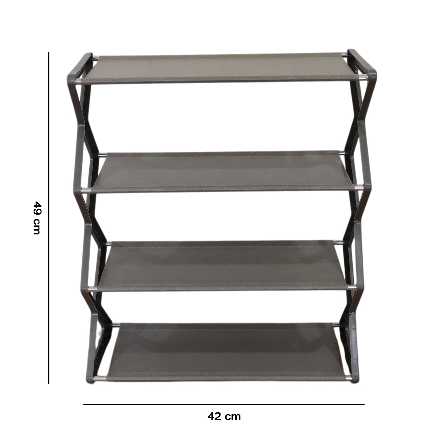 Easy-to-clean durable shoe rack for boots and sneakers