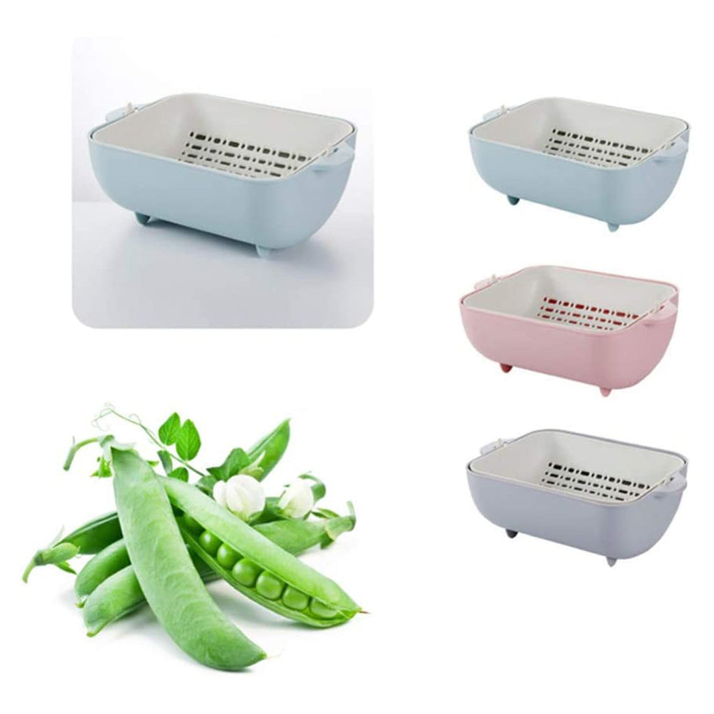 BPA-free rotatable strainer basket with a vibrant multicolor design.