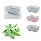 BPA-free rotatable strainer basket with a vibrant multicolor design.