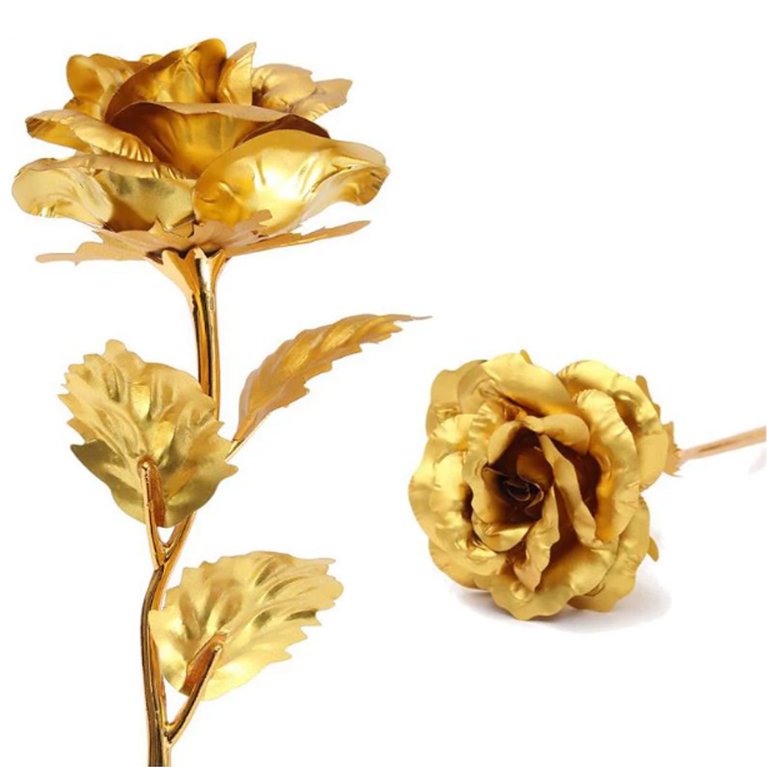 Elegant gift box designed for gold plated artificial rose gift
