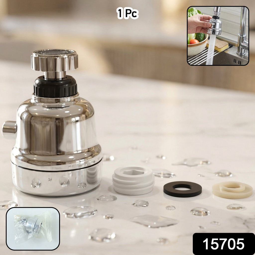 chrome finish kitchen faucet aerator for easy installation and durability