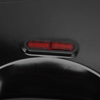 Top view of the FirePot electric sandwich maker, showcasing its sleek lid.