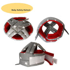 Lightweight baby helmet ensuring safe crawling indoors