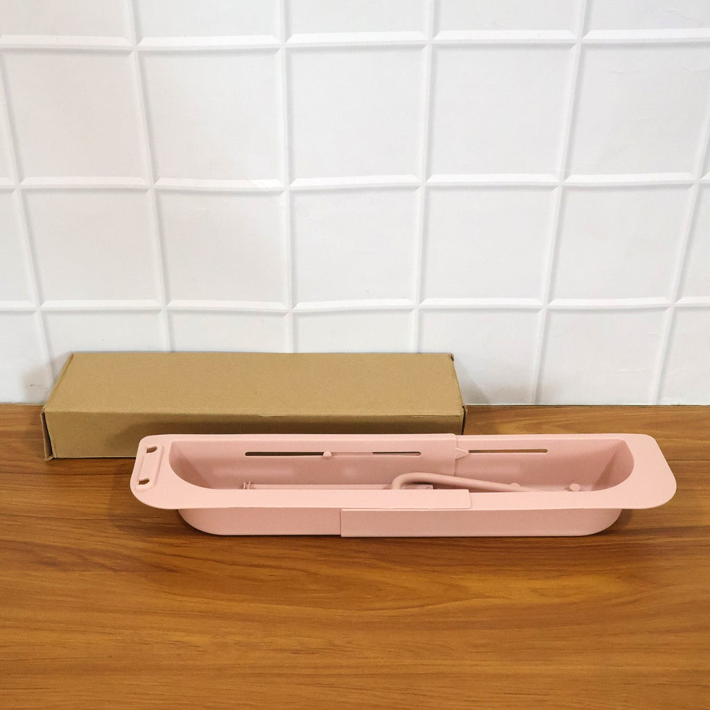 Rust-resistant sink shelf holder for storing dishwashing accessories