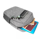 Side profile of the FERVENT Laptop Bag, highlighting its sleek and functional design.