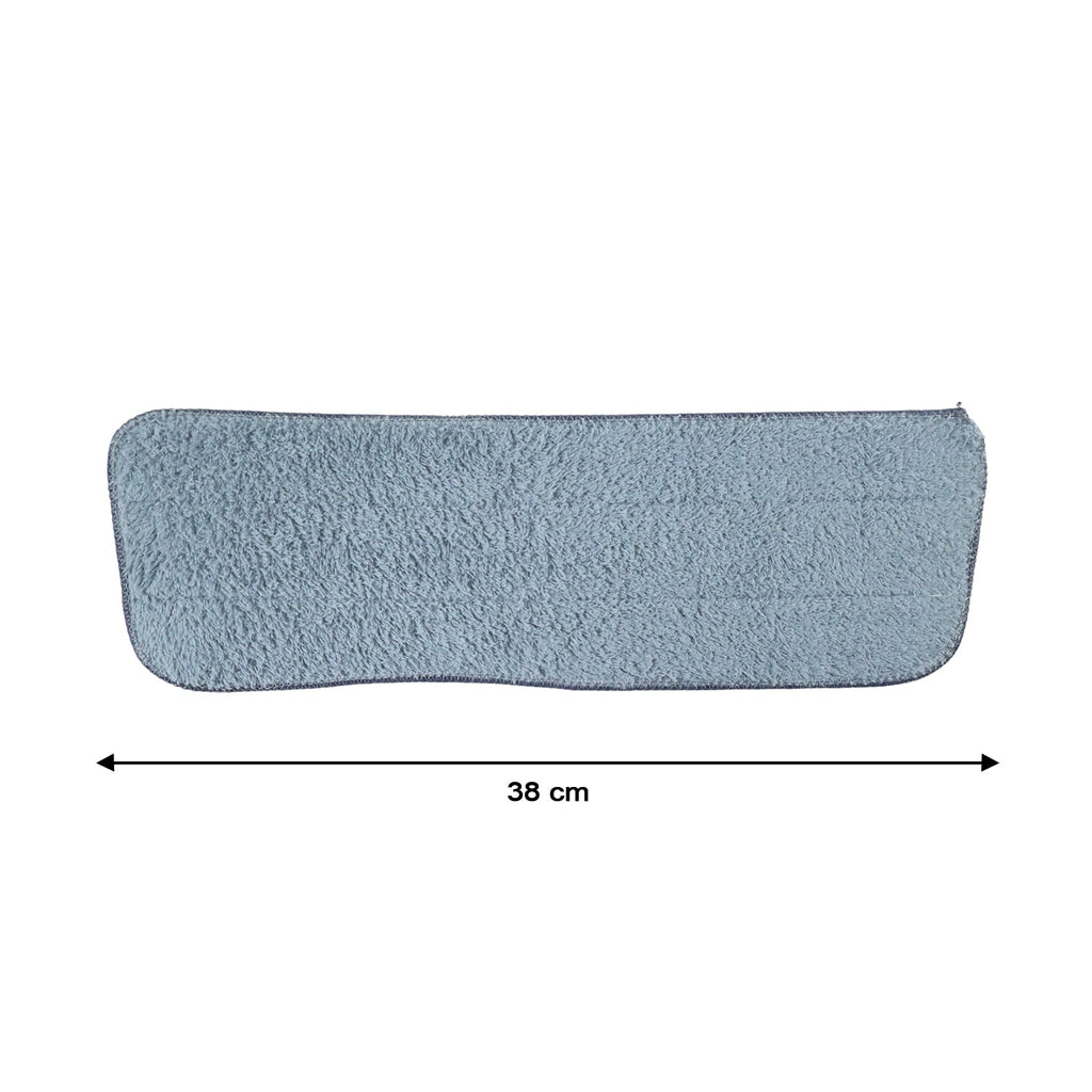 Flat mop microfiber cleaning cloth easy to attach and remove