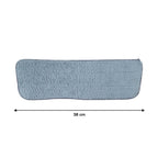 Flat mop microfiber cleaning cloth easy to attach and remove