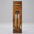Vastate 1 litre plastic oil dispenser with transparent body and ergonomic design.