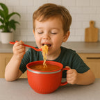 Insulated Soup Bowl – 650 ml with Lid, Handle & Cutlery Set