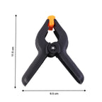 Heavy duty spring clamp angled view showing durable construction
