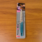 Durable kitchen utility knife with ergonomic grip handle