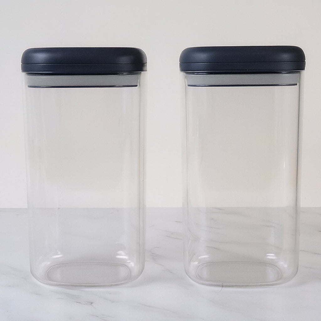 Multipurpose food storage jars with airtight lids for dry fruits and snacks