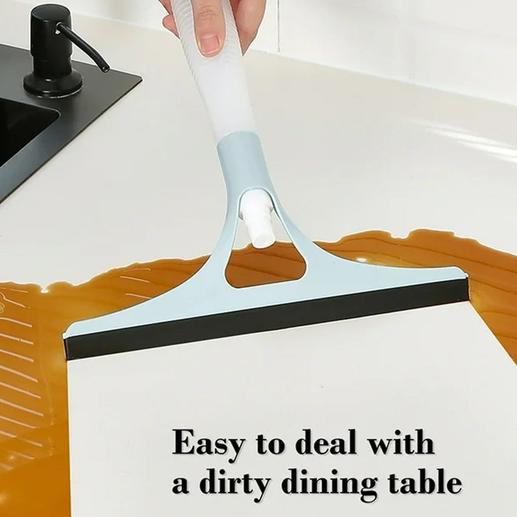 Ergonomic handle of the Window Cleaning Spray Brush for comfortable use.