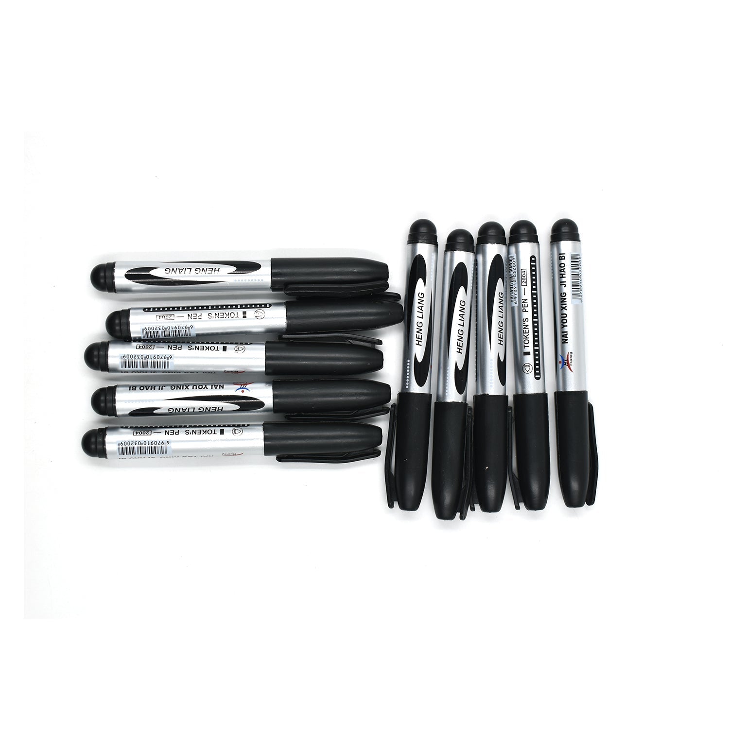 InkGlow Permanent Black Markers ready for school and office tasks.