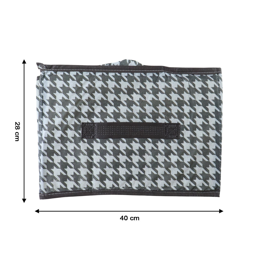Home organization foldable fabric storage basket