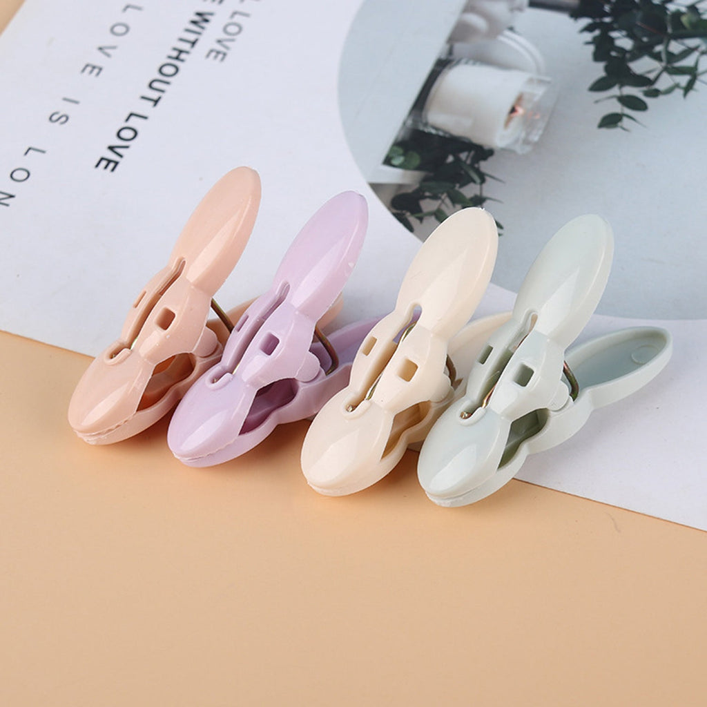 Laundry drying set with tangle-free braided rope and gentle clips