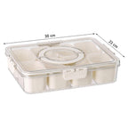 Compact fridge storage box designed for space saving