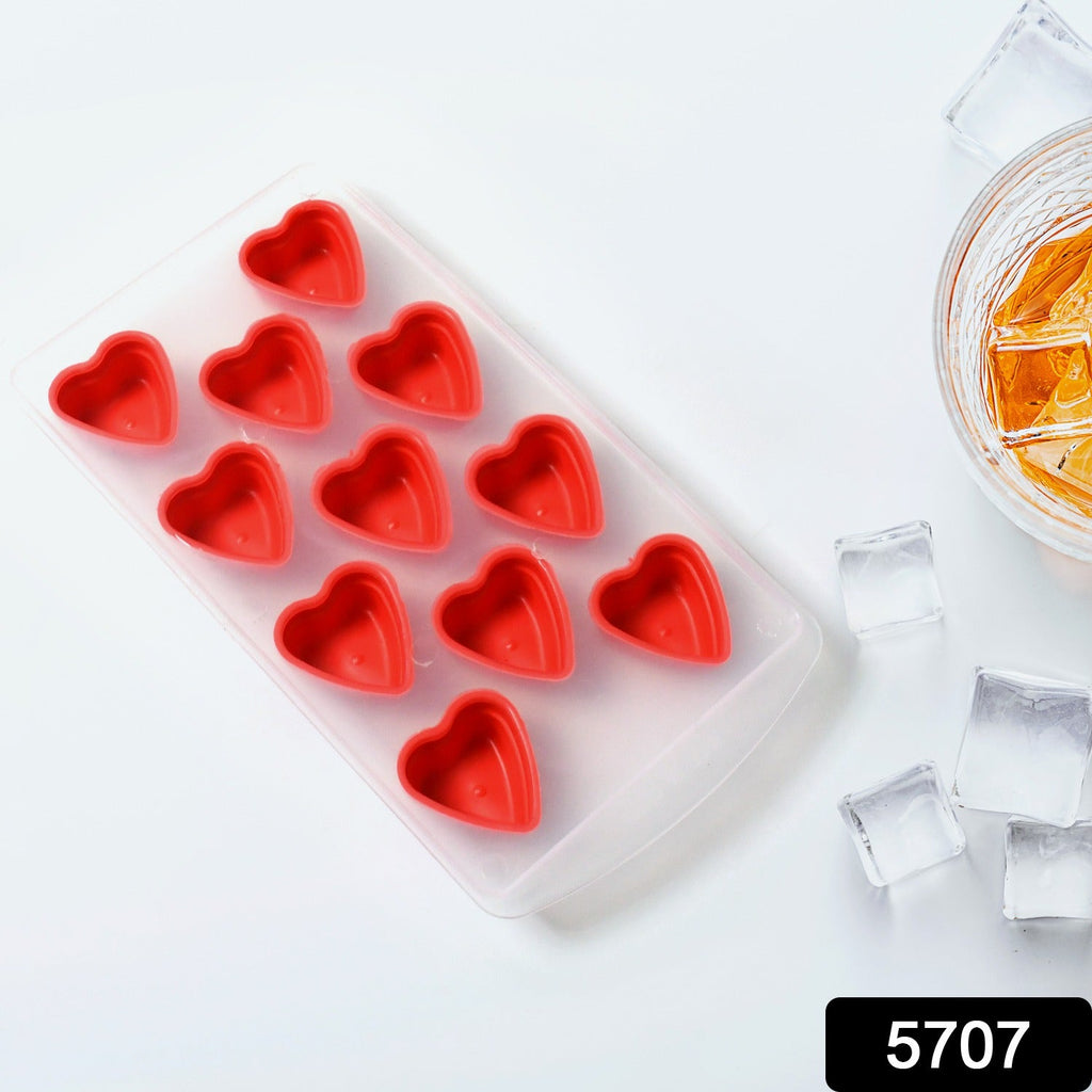 Vibrant fruit-shaped ice cubes made with the silicone tray.