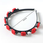 Elegant floral headband with clips for special occasions