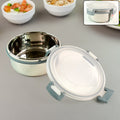 Airtight Food Storage Container 500 ml with secure clip-lock lid
