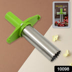 Ergonomic handheld chili corer making quick work of seed removal.
