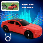The Car Shape Wireless Speaker in a home setting, ready for music on-the-go.