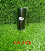 Rolled small black garbage bags, 17x19 inches, for convenient storage.