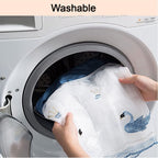 AC dust cover in use, preventing dust and debris during air conditioner cleaning.