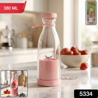 Mini smoothie maker bottle with USB charging port