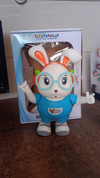 Packaging of Swing Rabbit Musical Dancing Toy displaying product information and design