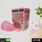 Ergonomic reusable menstrual cup designed for women and girls.