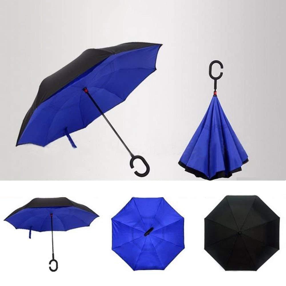 Compact and stylish windproof reverse umbrella, ideal for daily commutes.