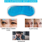 Detail of the removable cooling gel pack within the Ice Pack Eye Mask.