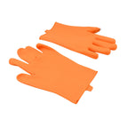Full view of the ergonomic silicone thumb knife finger protector, designed for comfortable grip.
