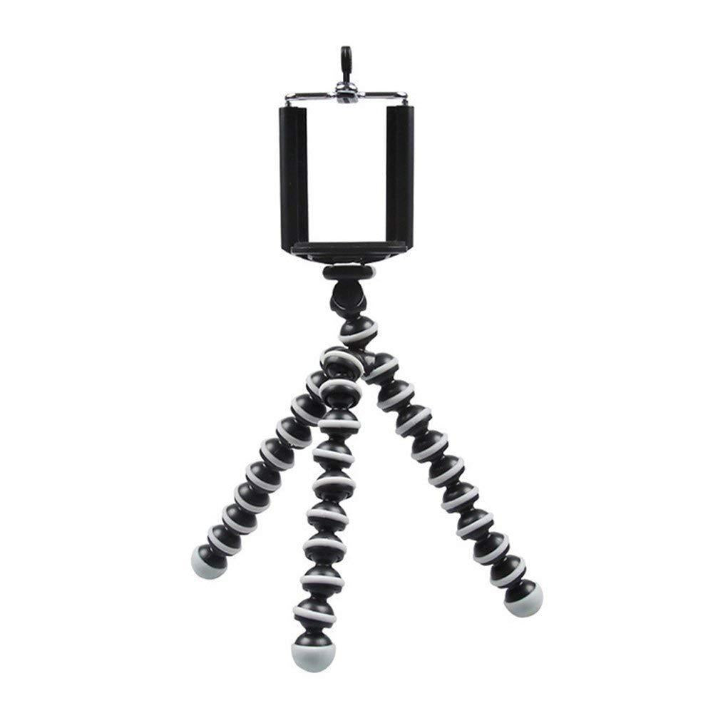 Natation flexible Gorilla Pod tripod with a DSLR camera mounted, ready for use.