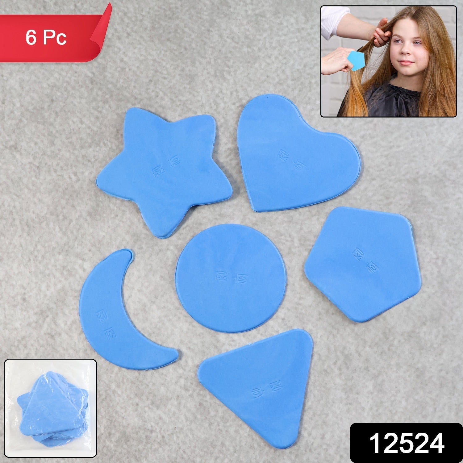 Haircut stencil drawing tools for creative and exact hair design patterns