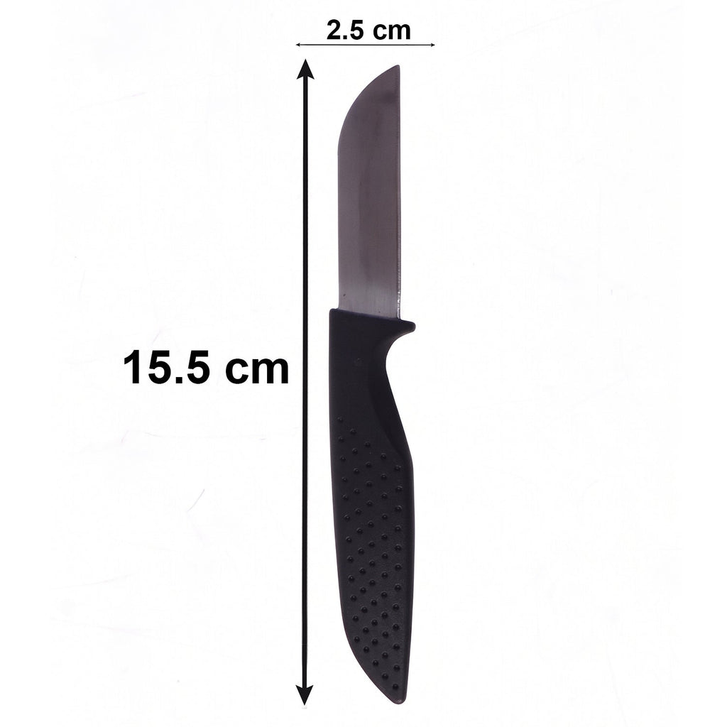 Close-up of sharp stainless steel blades in the 12-piece set