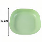 Plastic multi-compartment snack tray, top view
