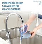Multi-color set of leaf-shaped self-draining soap dishes for different rooms.