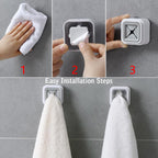 The entire 4-piece Towel Holder Set, ready to transform your bathroom or kitchen space.