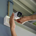 Weatherproof camera mounting box offering secure protection for outdoor use.