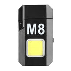 Multifunctional portable mini torch lighter with plasma pulse ignition