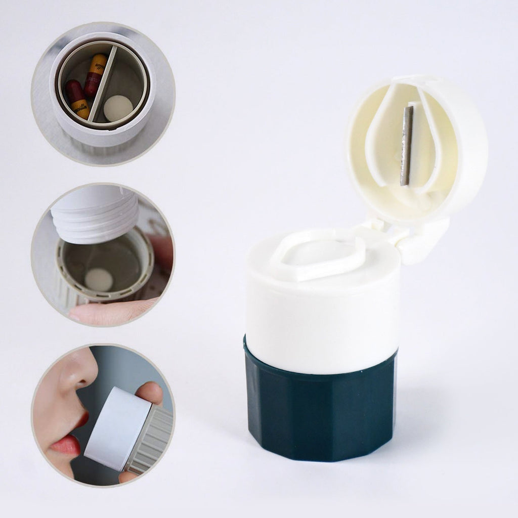 Multi-functional MediCrush 4X pill crusher and splitter tool