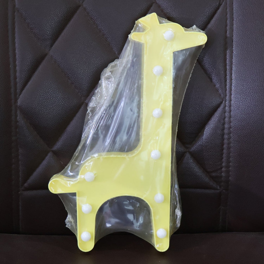 Kids LED night light in giraffe shape providing cozy decorative glow