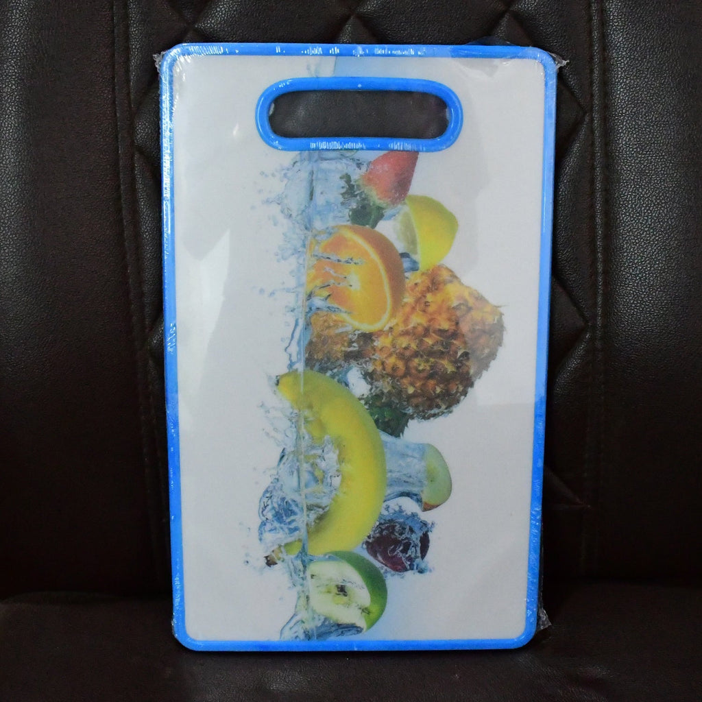 Bright fruit design cutting board ideal for kitchen food preparation