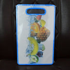 Bright fruit design cutting board ideal for kitchen food preparation
