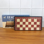 Chess board suitable for kids and adults with plastic pieces