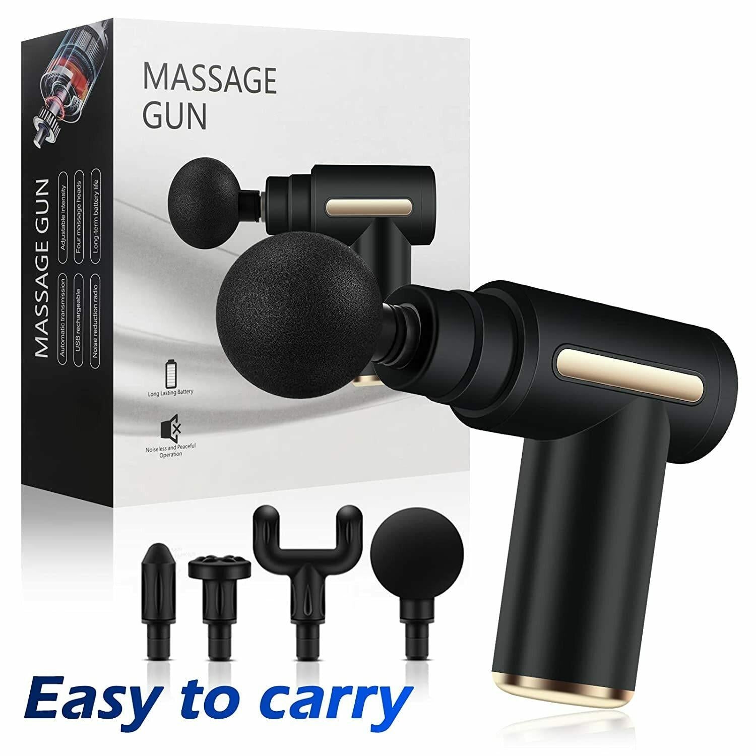 VelvaBloom deep tissue massager with multiple heads for targeted muscle relief.