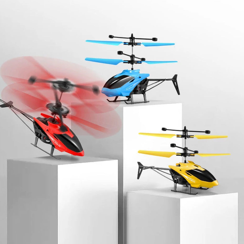 Detailed photo of the Remote Control Helicopter, showcasing its robust body and intricate mechanics.